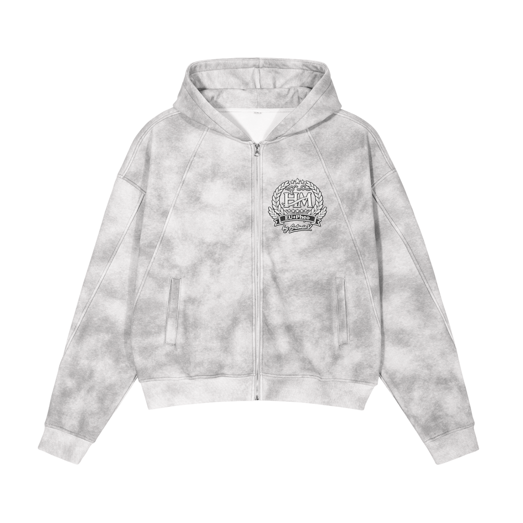 Dirty Washed Fleece Hoodie