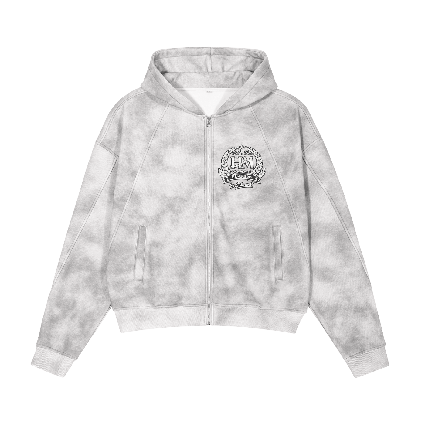 Dirty Washed Fleece Hoodie