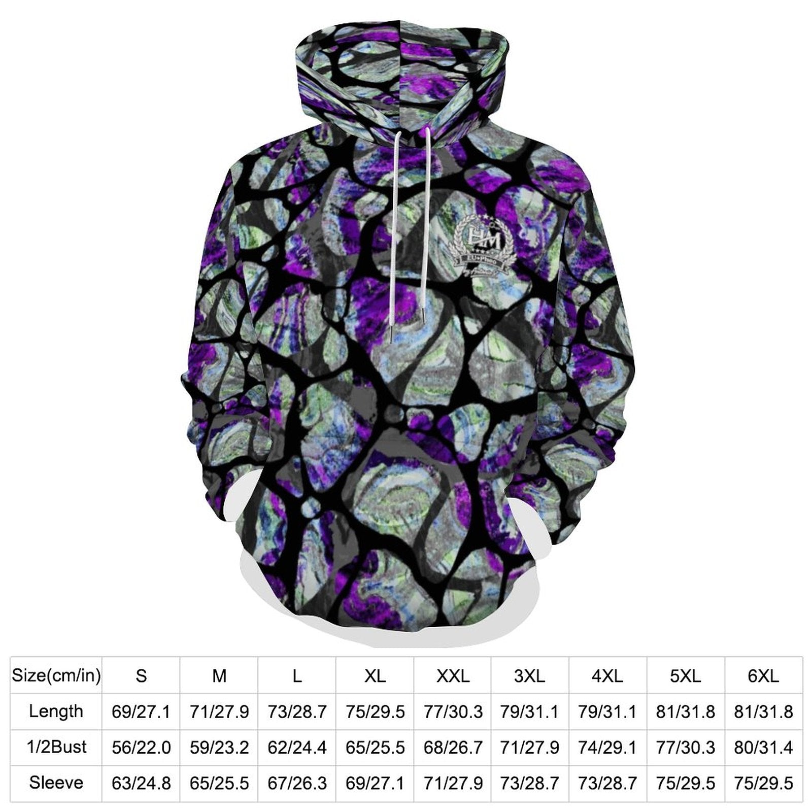 HM Custom All Over Hooded Top-Lightweight/Midweight