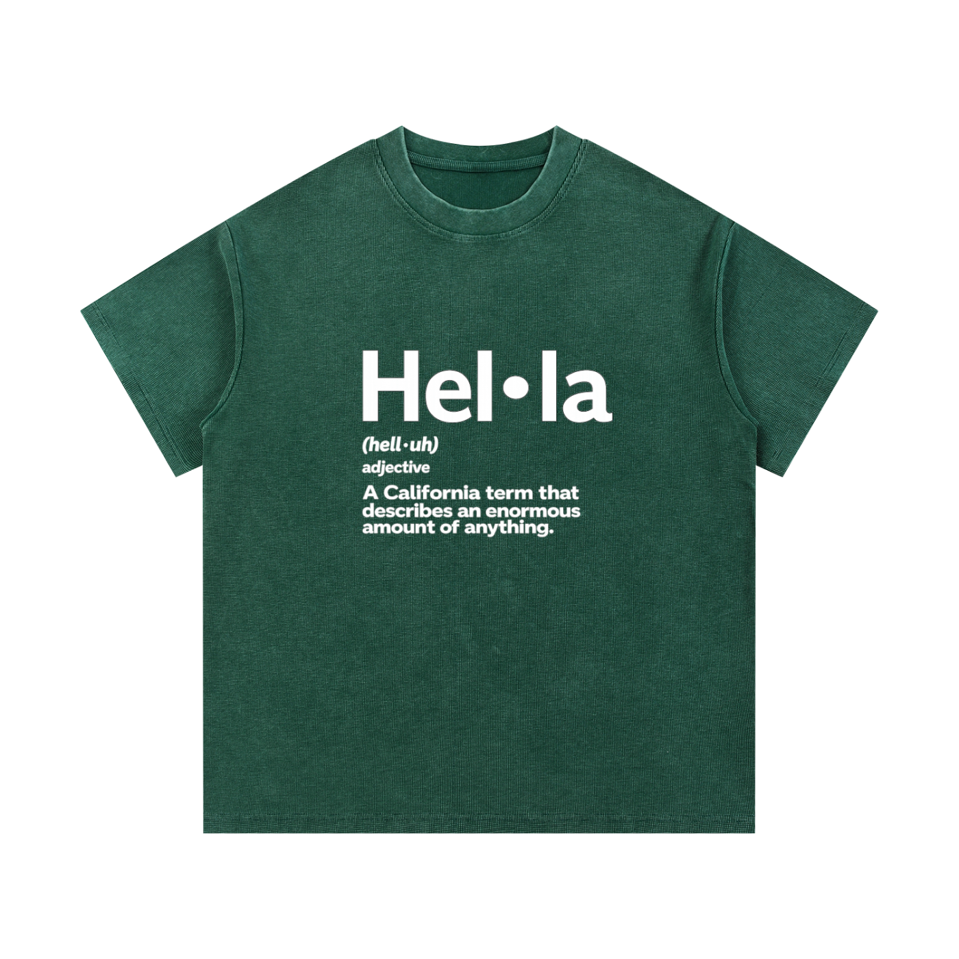 HM Mineral Wash Waffle Knit T-Shirt
