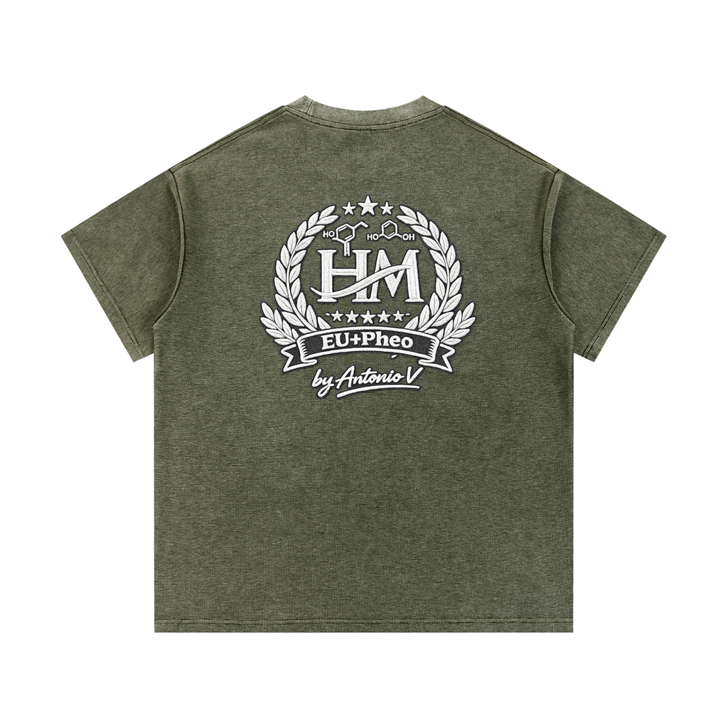 HM Mineral Wash Waffle Knit T-Shirt