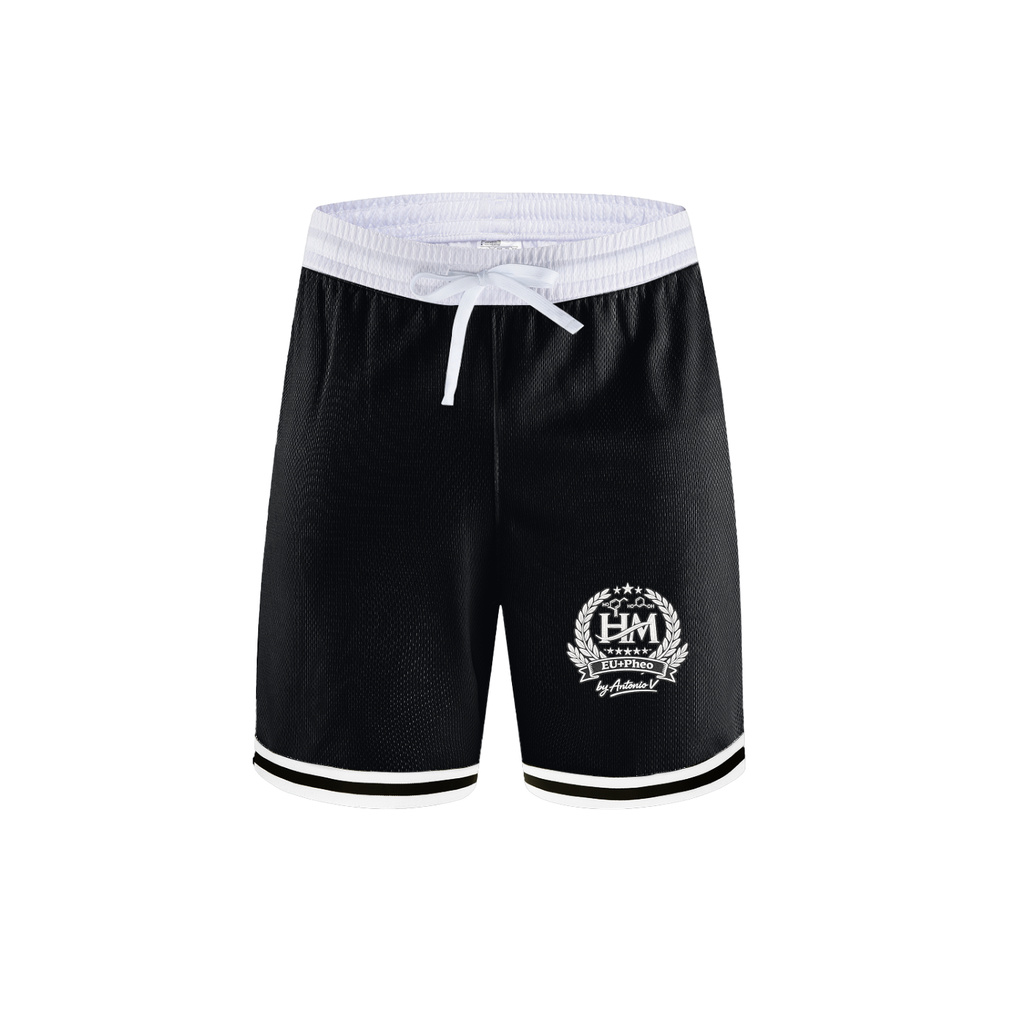 Classic Stripe Trim Basketball Shorts