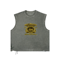 Distressed Grommet Eyelet Tank Top