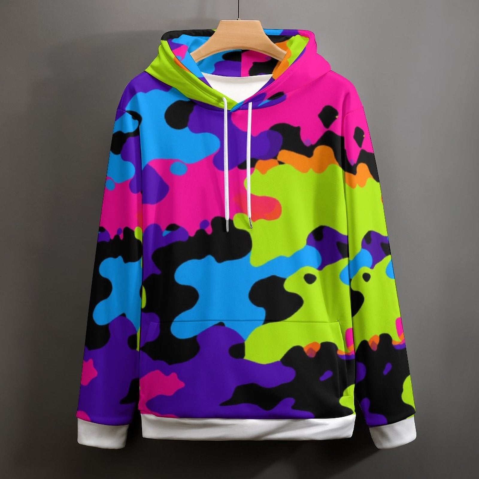 HM Custom Hooded Top Double-Layer Cap Women's Hoodies