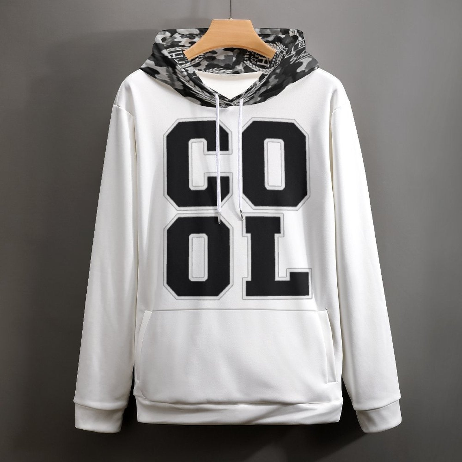 HM Custom Men's Hoodie with Double-layer Cap
