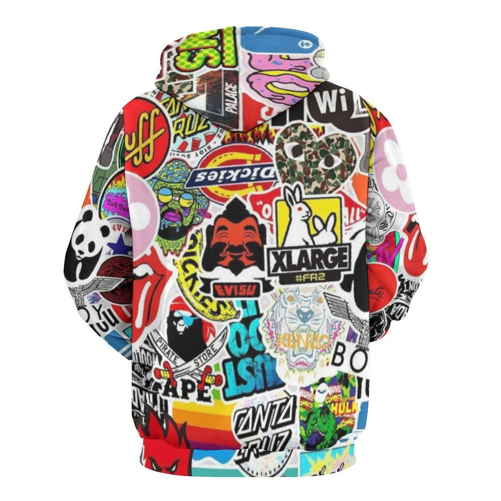 HM Custom Men's Hoodie with Double-layer Cap