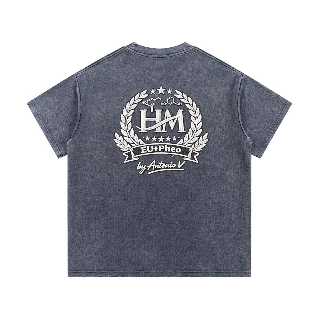 HM Mineral Wash Waffle Knit T-Shirt