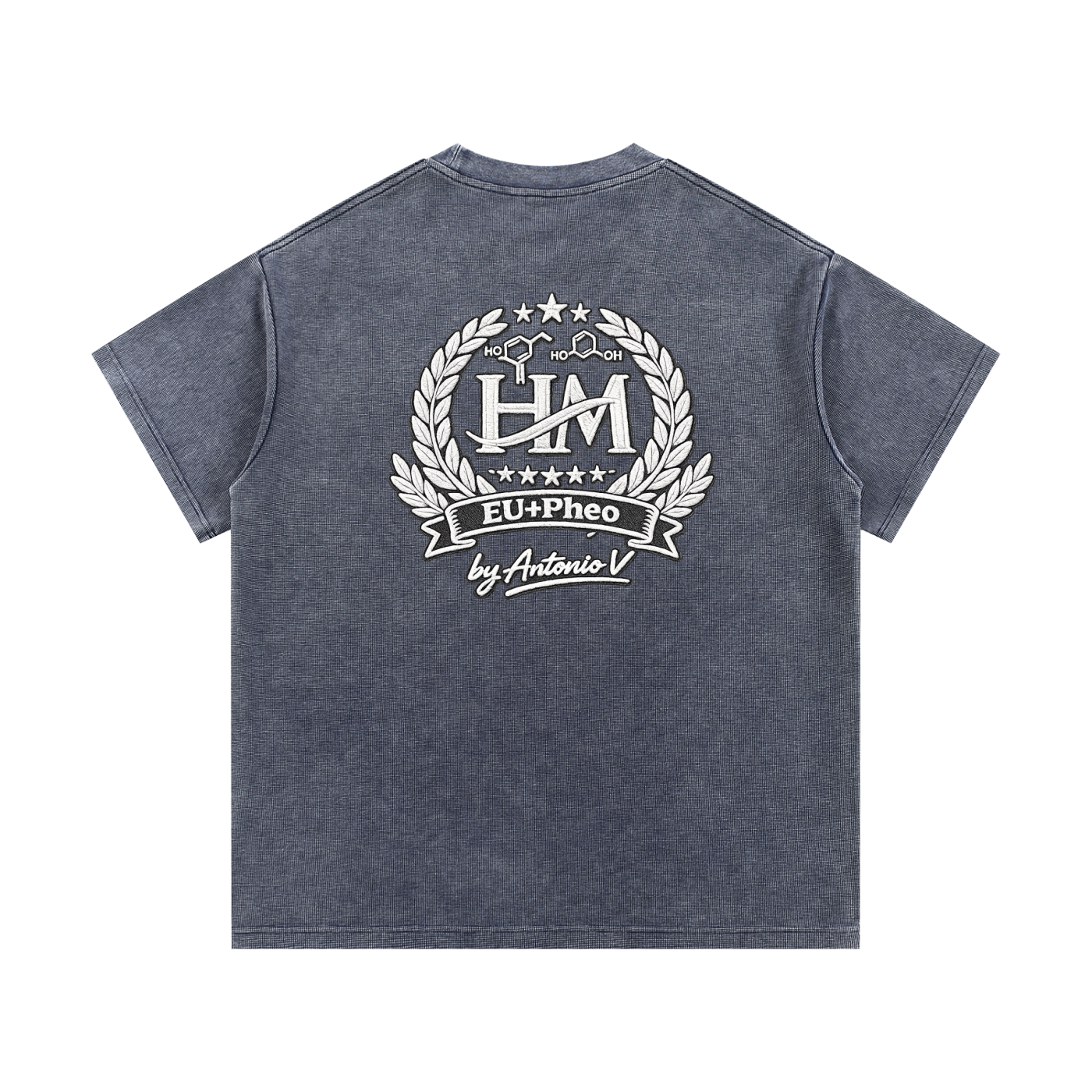 HM Mineral Wash Waffle Knit T-Shirt