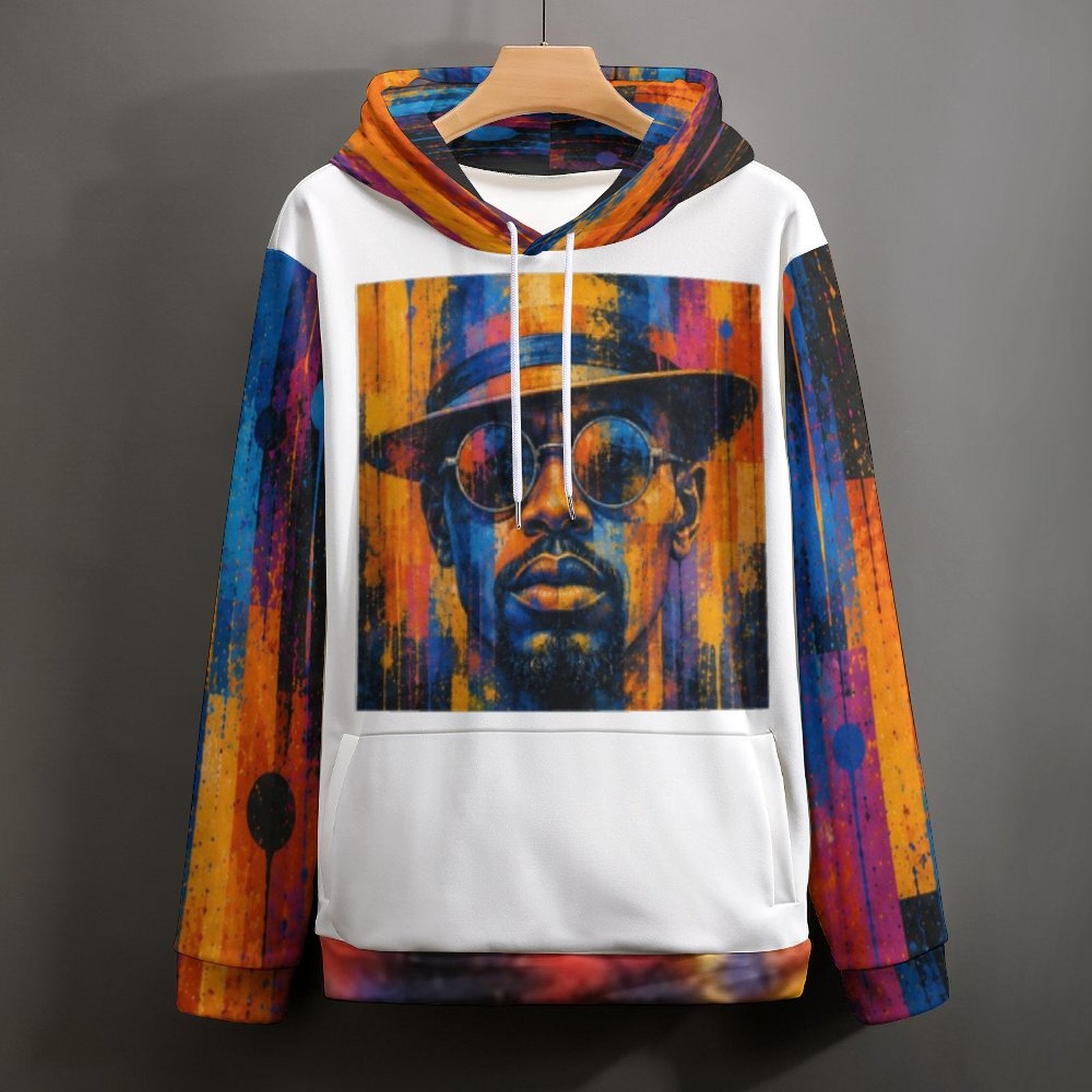 HM Custom Men's Hooded Top with Double-layer Cap
