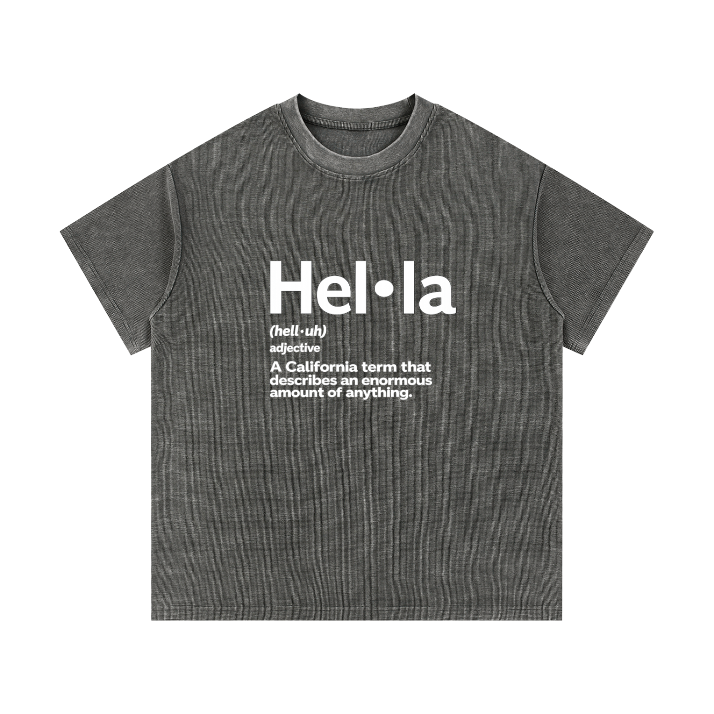HM Mineral Wash Waffle Knit T-Shirt