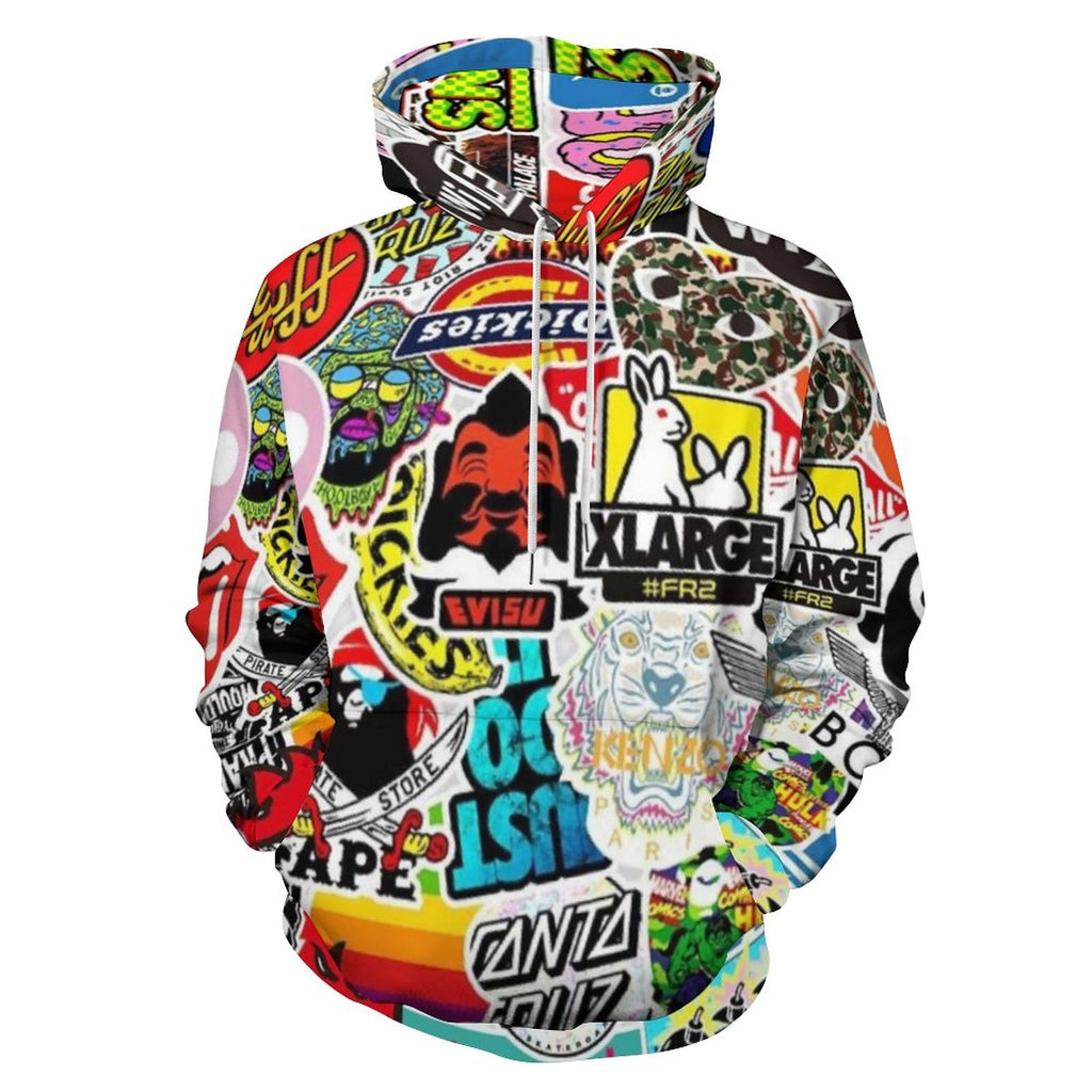 HM Custom Men's Hoodie with Double-layer Cap