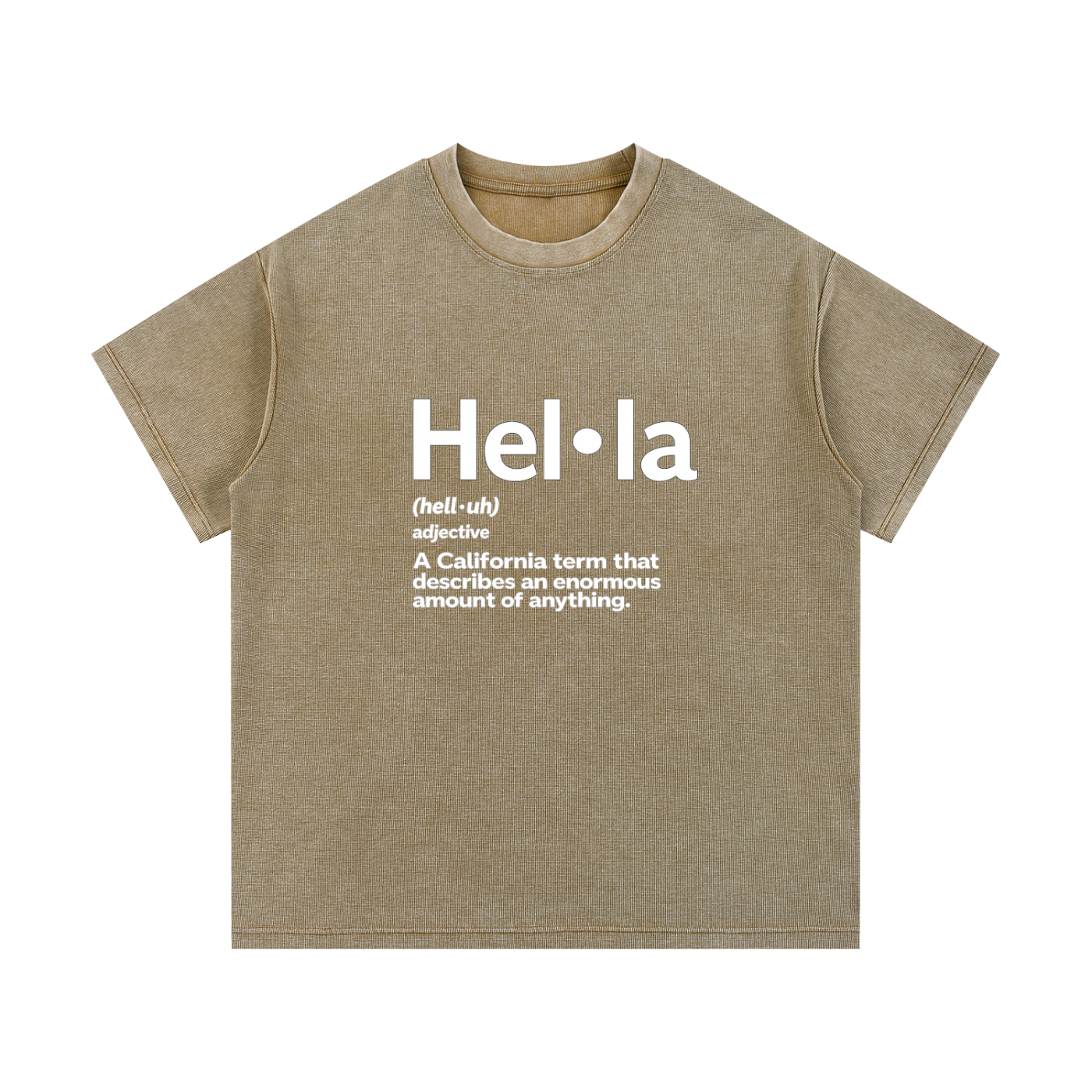 HM Mineral Wash Waffle Knit T-Shirt