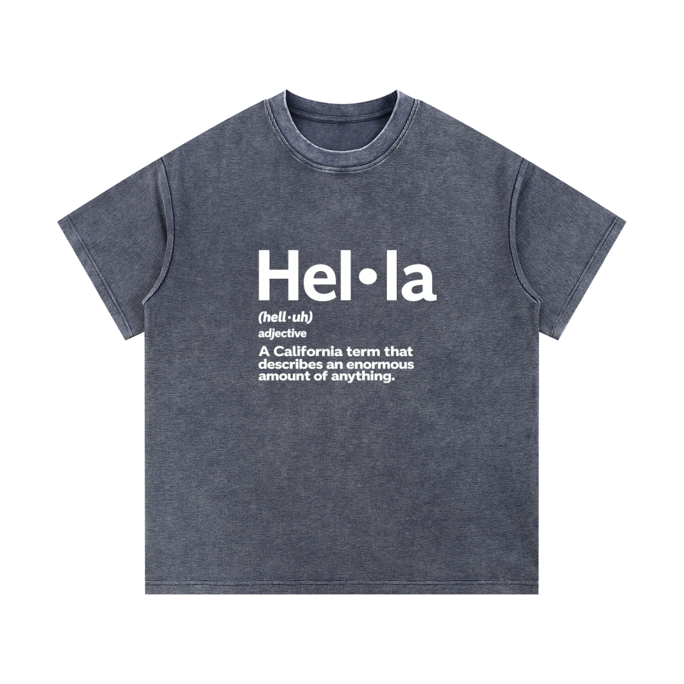 HM Mineral Wash Waffle Knit T-Shirt