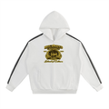 Side Stripe White Super Heavyweight Hoodie