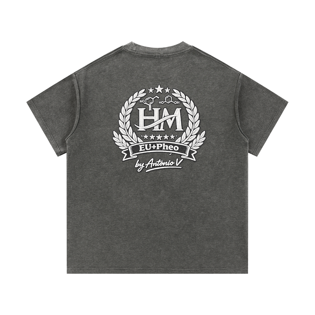 HM Mineral Wash Waffle Knit T-Shirt