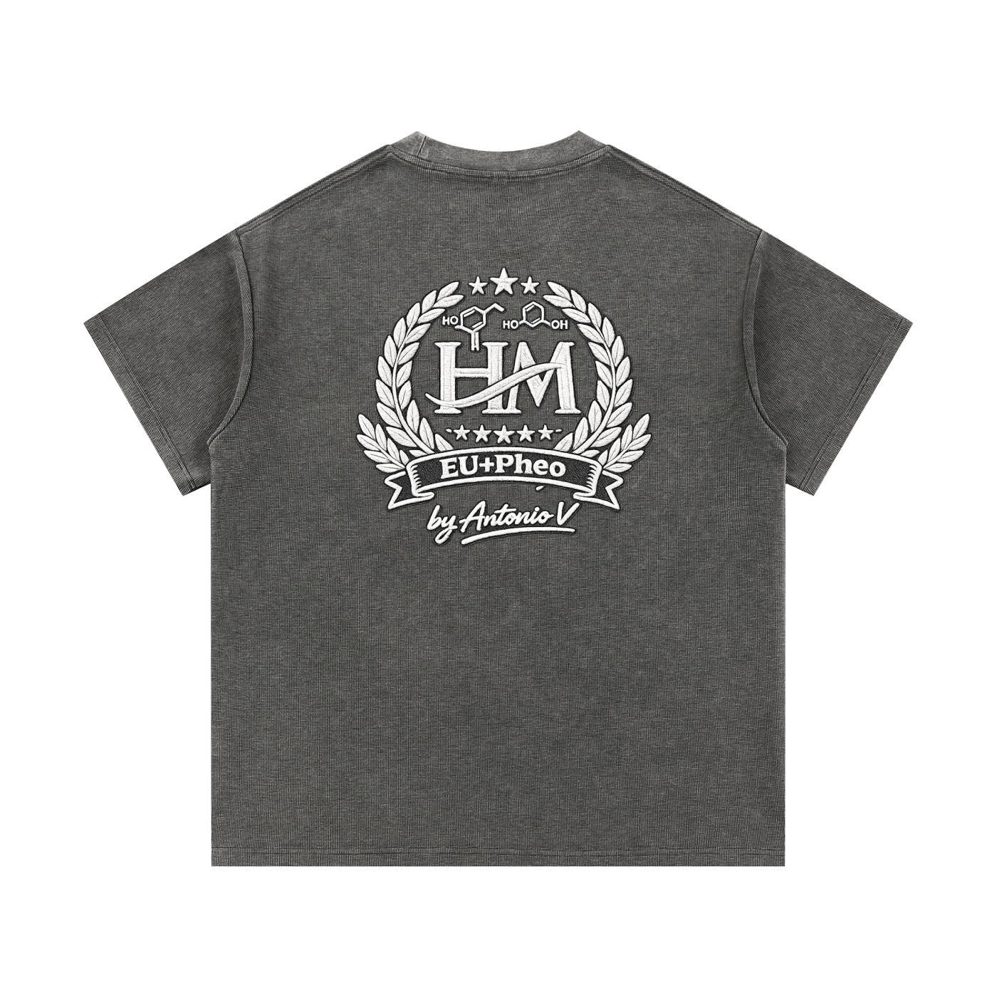HM Mineral Wash Waffle Knit T-Shirt