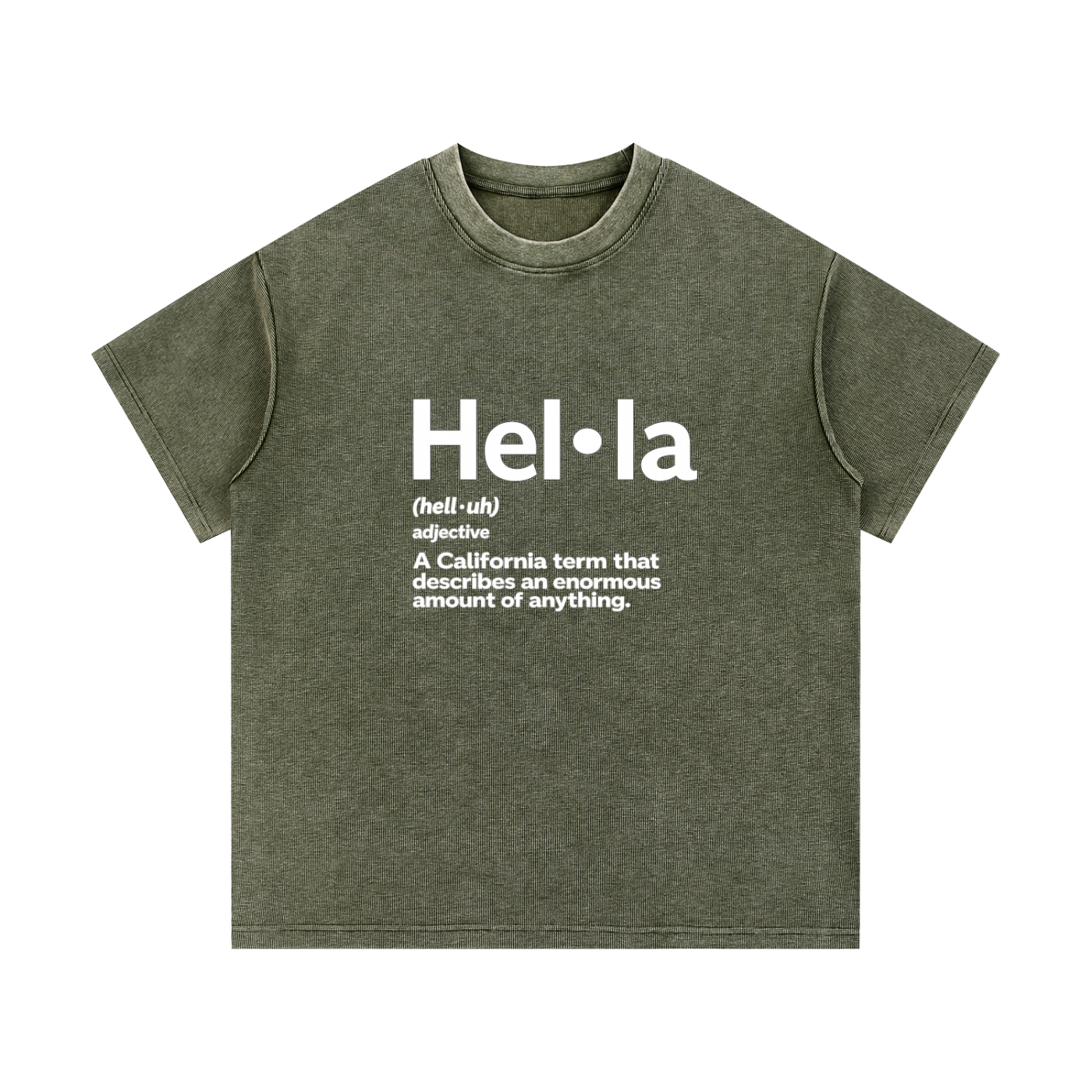 HM Mineral Wash Waffle Knit T-Shirt