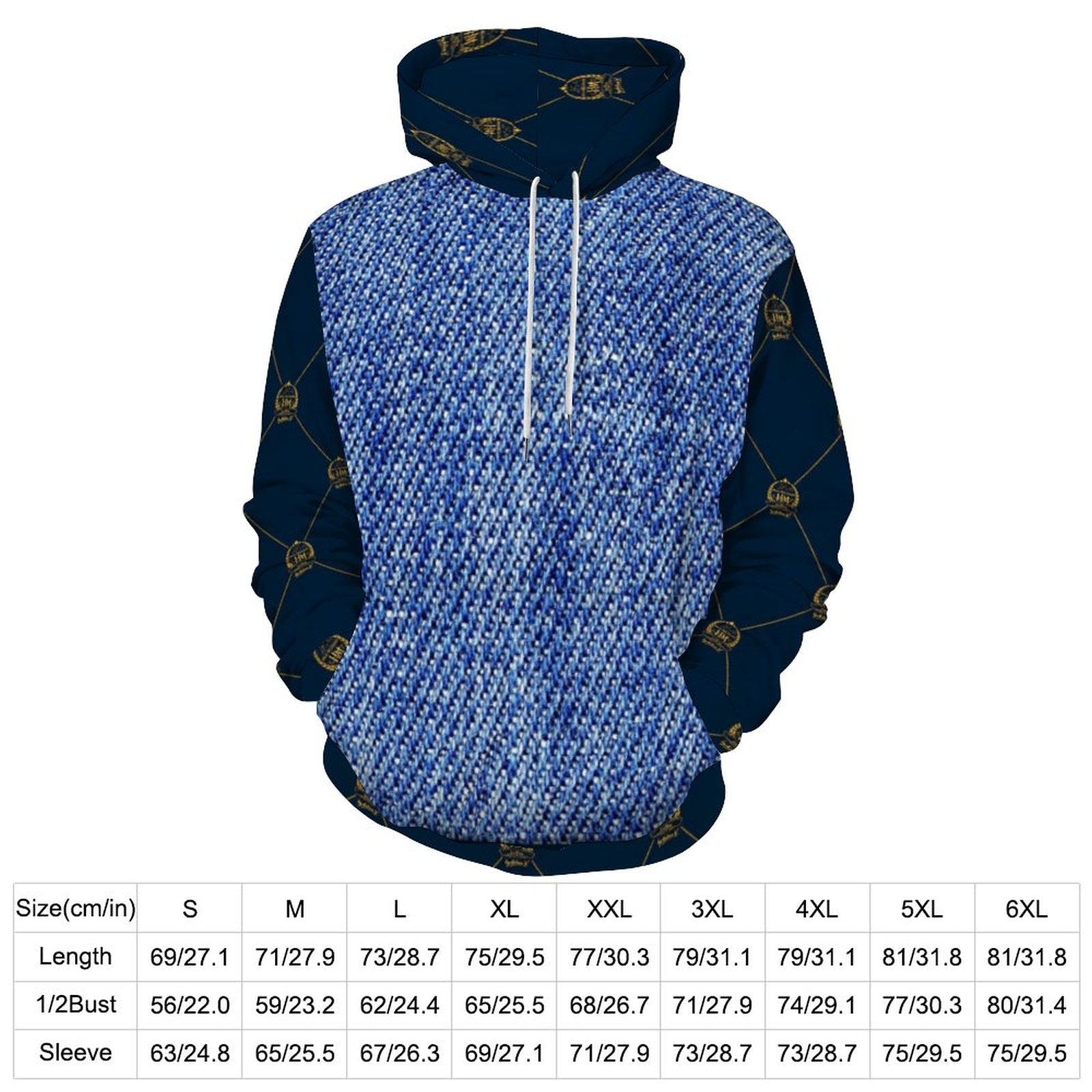 HM Custom Men's Hoodie with Double-layer Cap