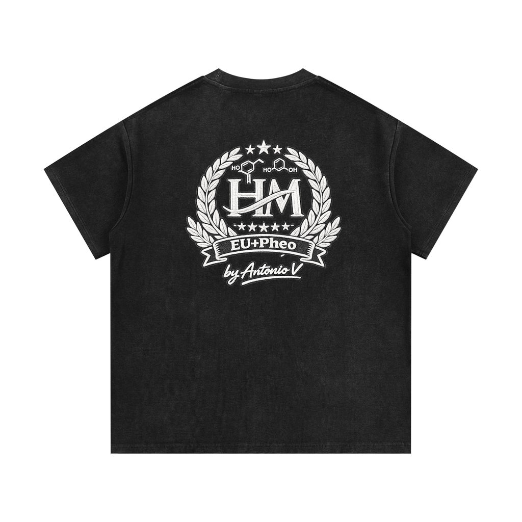 HM Mineral Wash Waffle Knit T-Shirt
