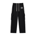 Side Stripe Straight-Leg Pants