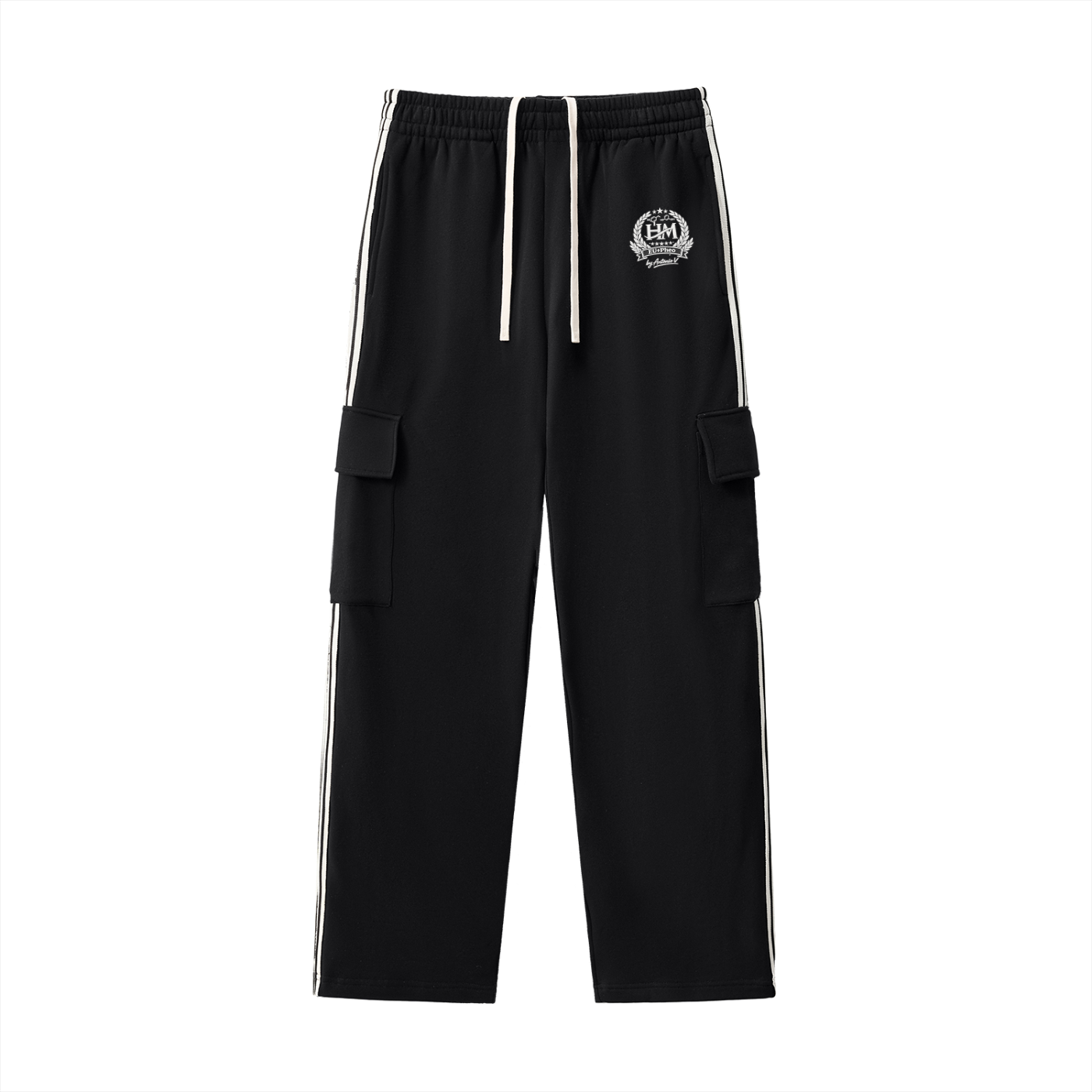 Side Stripe Straight-Leg Pants