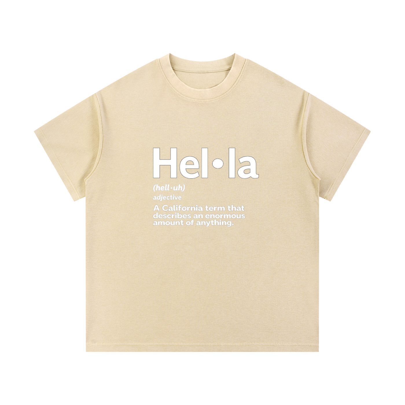 HM Mineral Wash Waffle Knit T-Shirt
