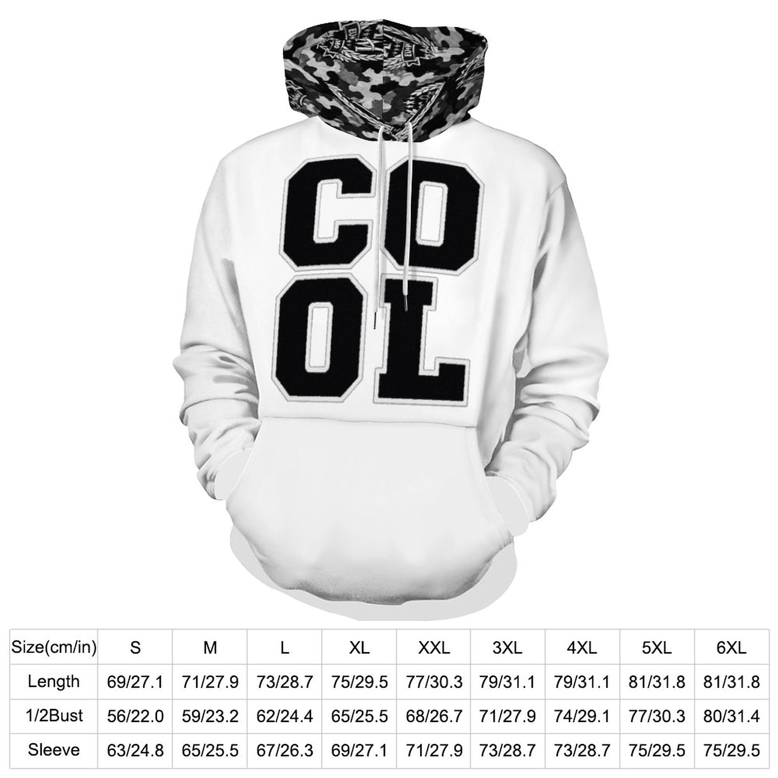 HM Custom Men's Hoodie with Double-layer Cap