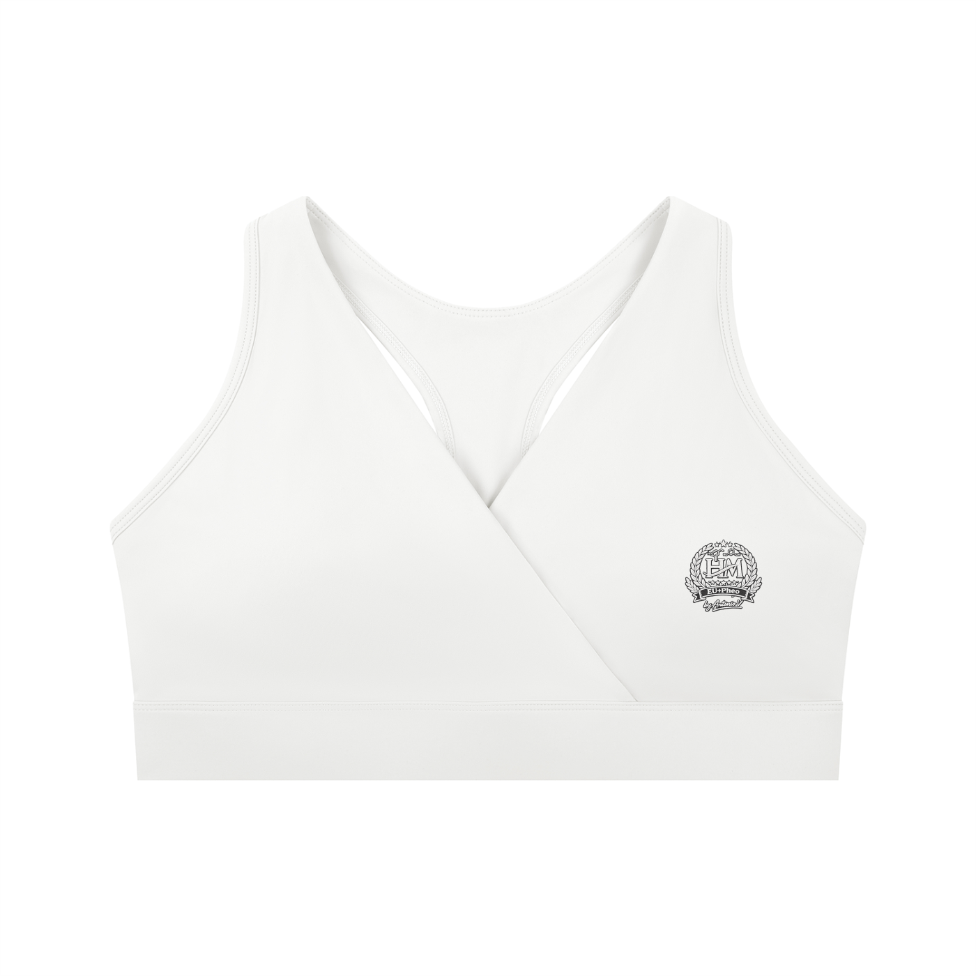 Women's Crossover V-Neck Sports Bra