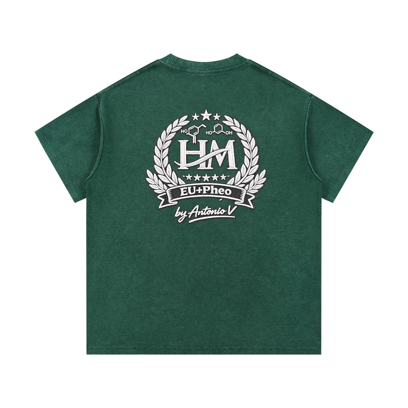 HM Mineral Wash Waffle Knit T-Shirt