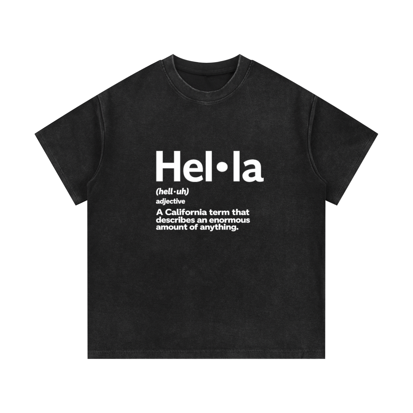 HM Mineral Wash Waffle Knit T-Shirt