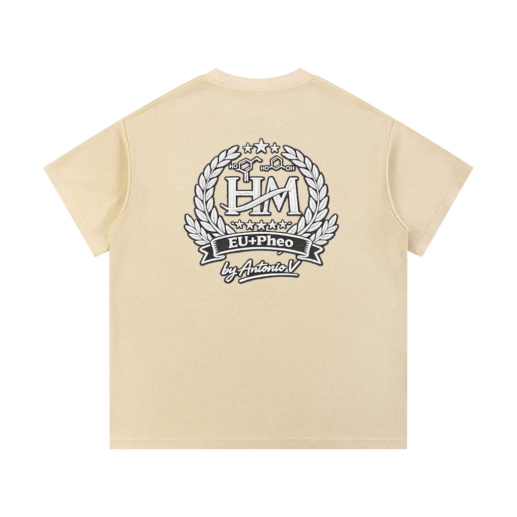 HM Mineral Wash Waffle Knit T-Shirt