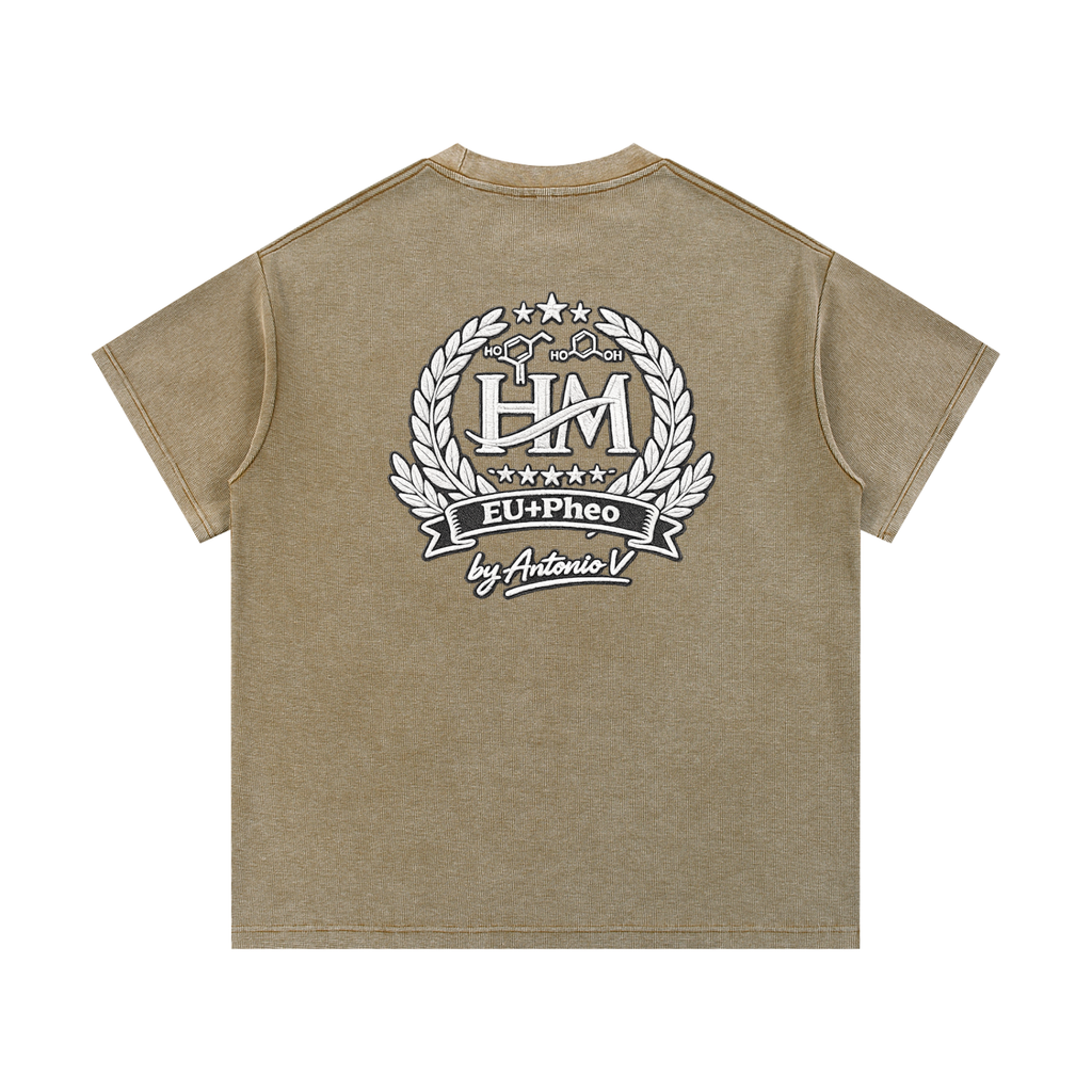 HM Mineral Wash Waffle Knit T-Shirt