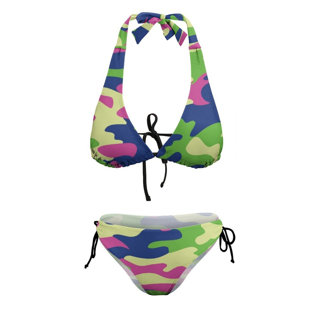 Two Piece Halter Swimsuit