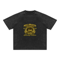 Unisex Mineral Wash Raw Edge T-Shirt