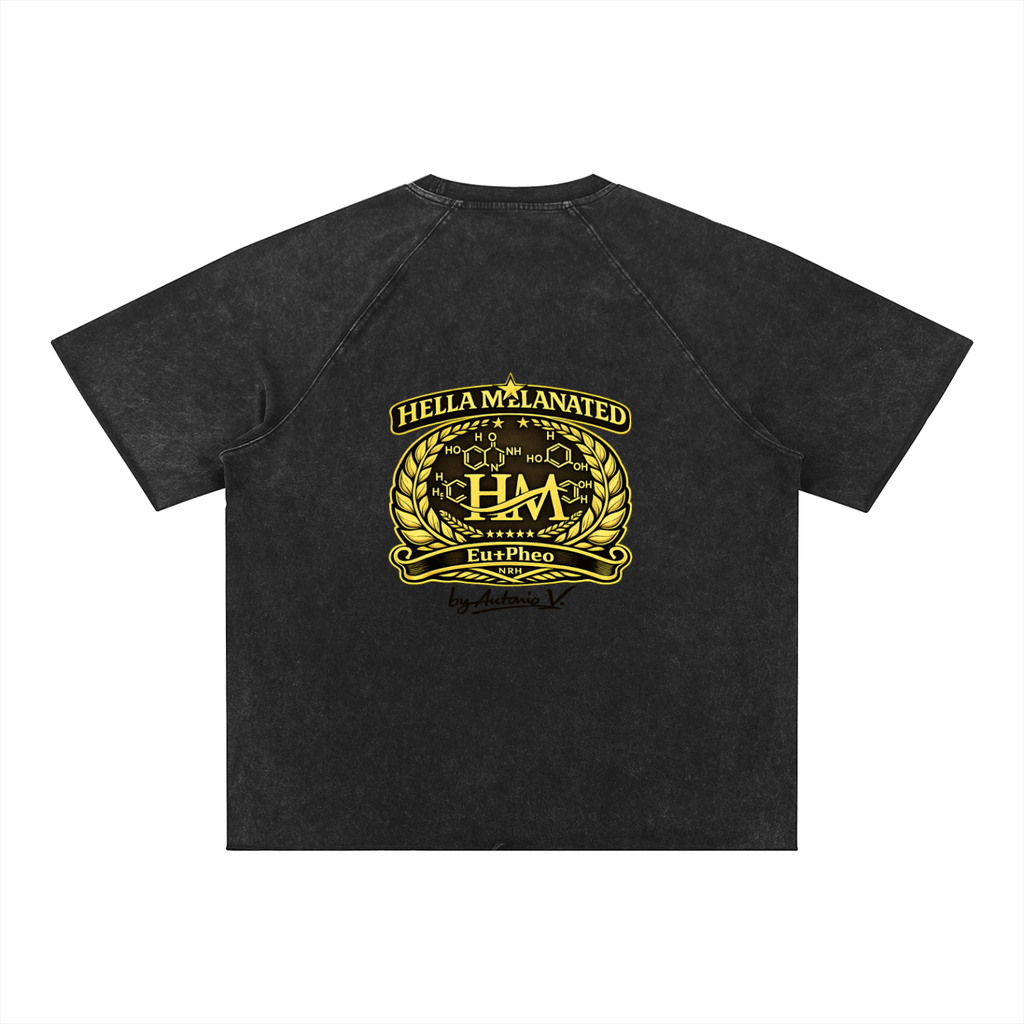Unisex Mineral Wash Raw Edge T-Shirt