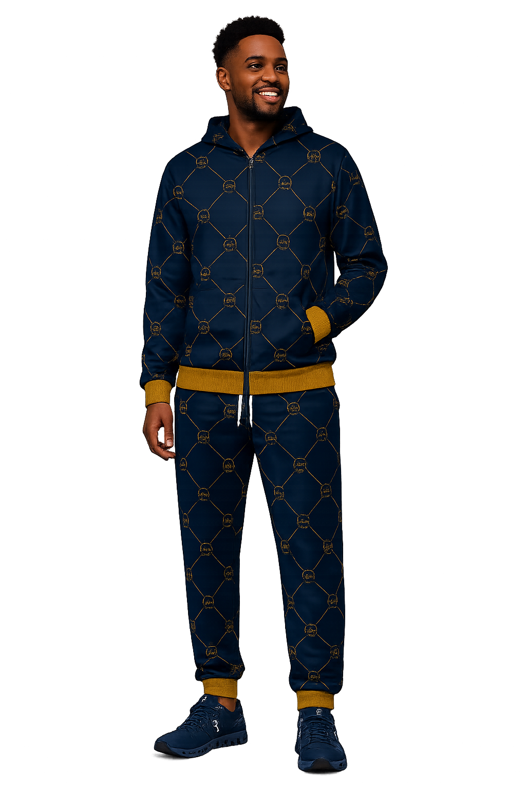 HM Jogger Jacket with Full-Zip Hoodie For Men